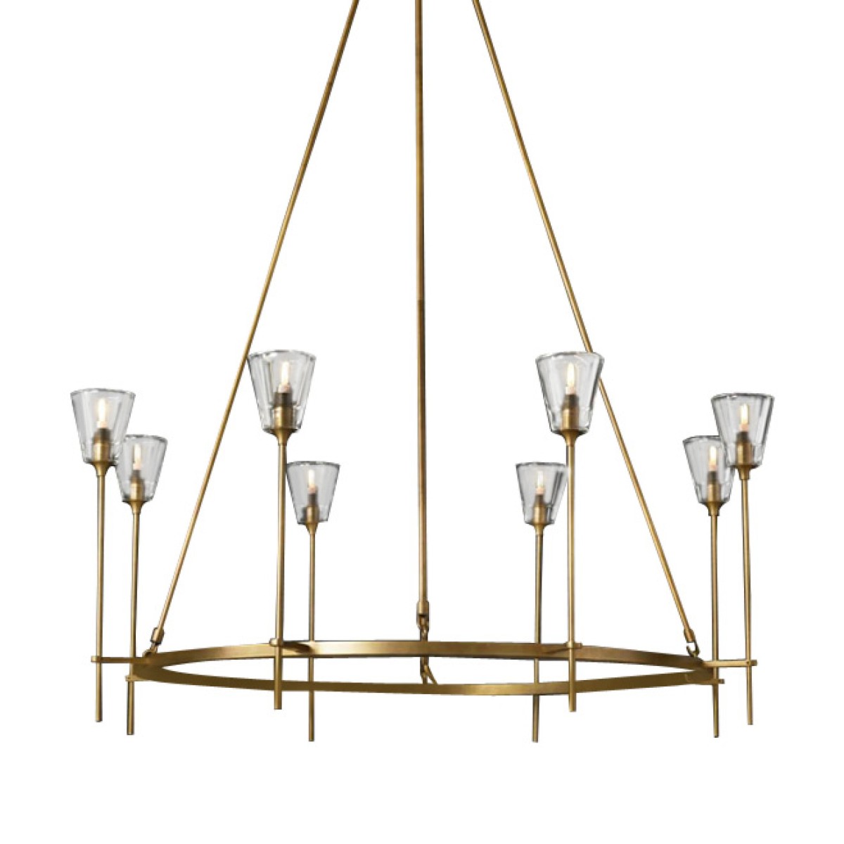 Люстра Delight Collection Torche De Verre 8 gold