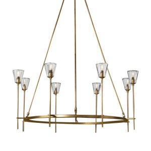 Люстра Delight Collection Torche De Verre 8 gold