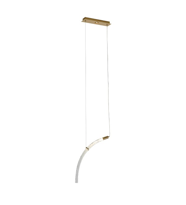 Подвесной светильник Delight Collection OD2412-1 gold/clear