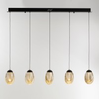 Подвесной светильник Delight Collection MD25090022-5B matt black/champagne