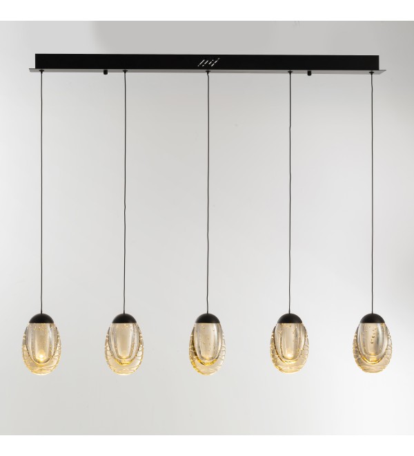 Подвесной светильник Delight Collection MD25090022-5B matt black/champagne
