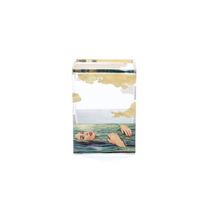 Ваза Seletti Toiletpaper Glass Vase Seagirl Small