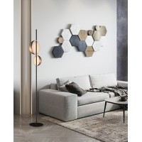 Торшер Delight Collection 10728F black/gold