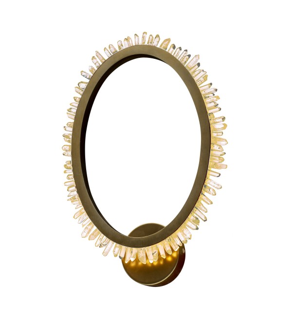 Настенный светильник Delight Collection Quartz Halo MB20020154-1A satin gold