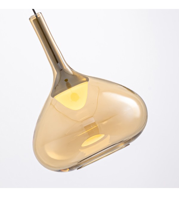 Подвесной светильник Delight Collection MD25001005-1A brass/amber