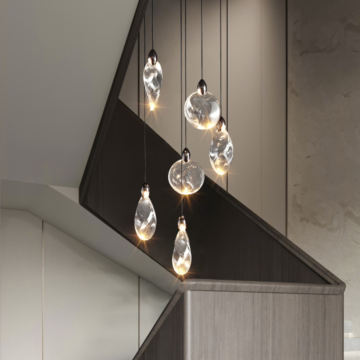Подвесной светильник Delight Collection Colvin MT9176-6H pearl black