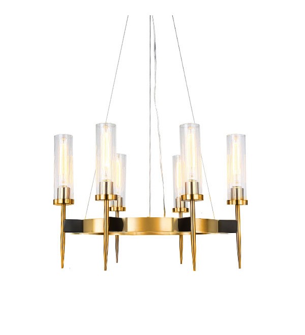 Люстра Delight Collection Alouette 6 brass