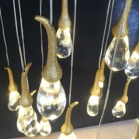 Подвесной светильник Delight Collection Seed OMG07287-5 gold
