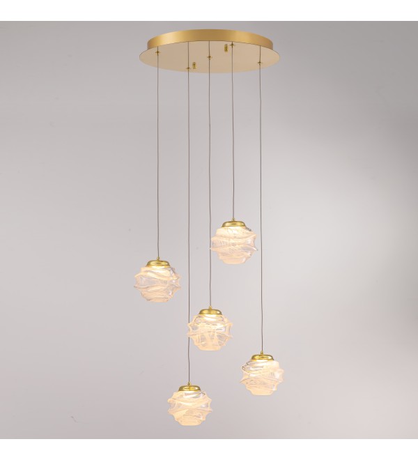 Подвесной светильник Delight Collection MD25030003-5A gold/clear