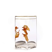Ваза Seletti Toiletpaper Glass Vase Lipsticks Big