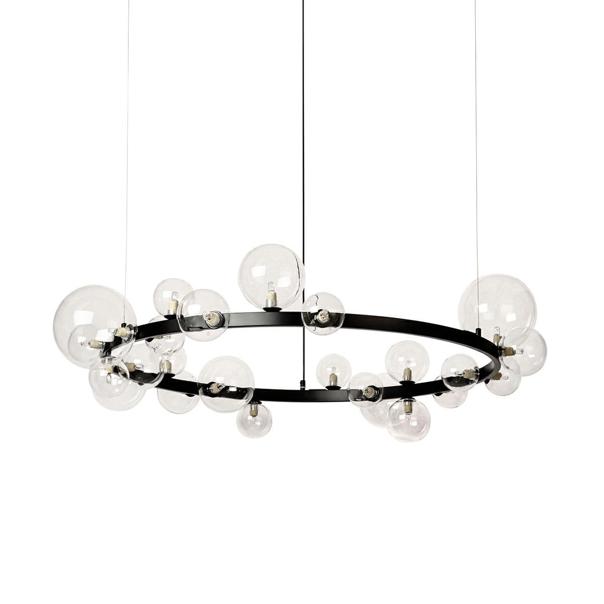 Люстра Delight Collection Art Deco Bubble 8828P/L black/clear