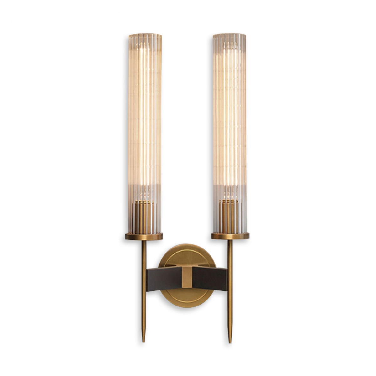 Настенный светильник Delight Collection Alouette 2 brass