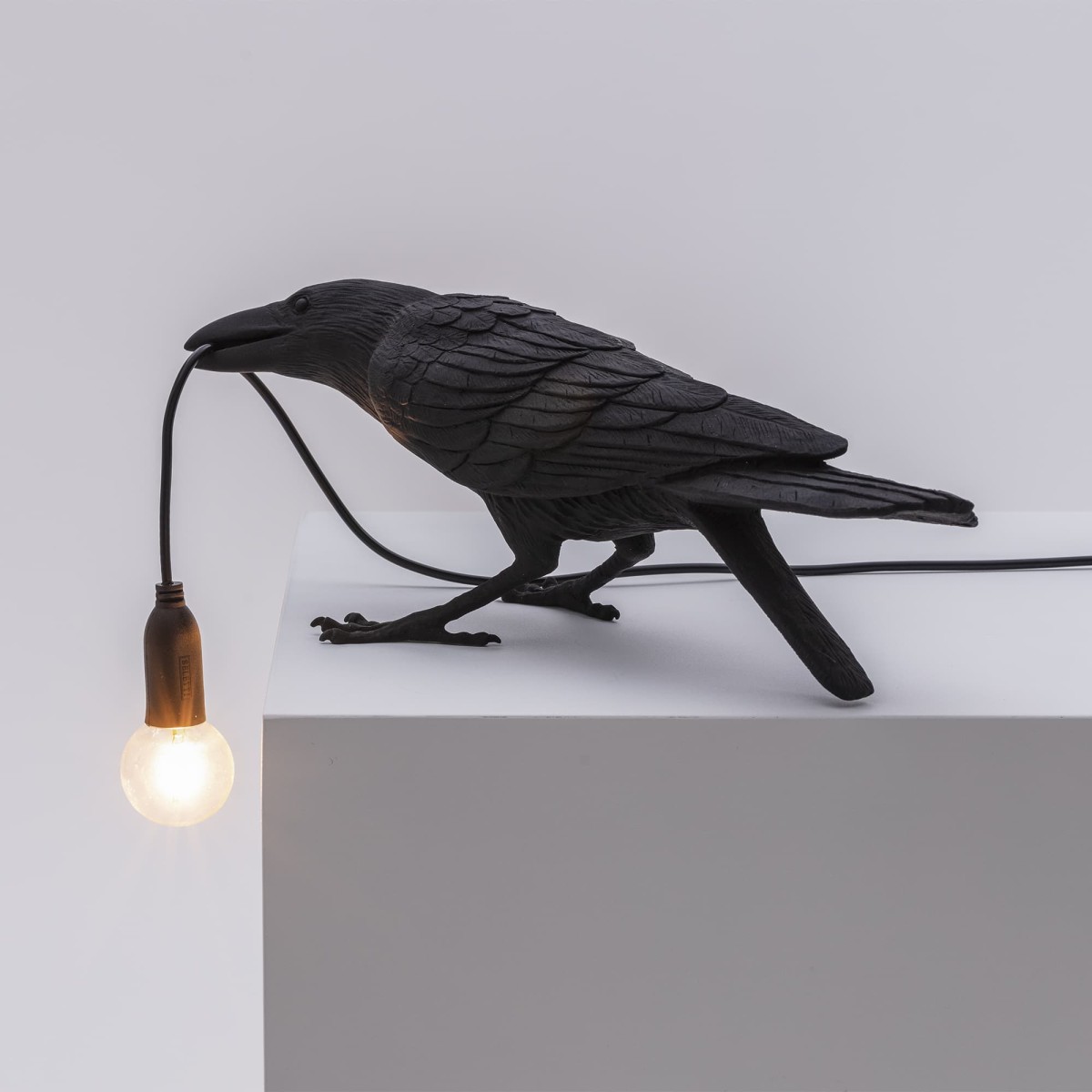 Настольная лампа Seletti Bird Playing Black