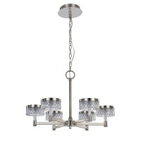 Люстра Delight Collection Diamond cut MD21020075-6A satin nickel