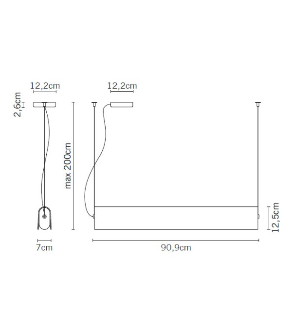 Подвесной светильник Fabbian Folio D80A0100