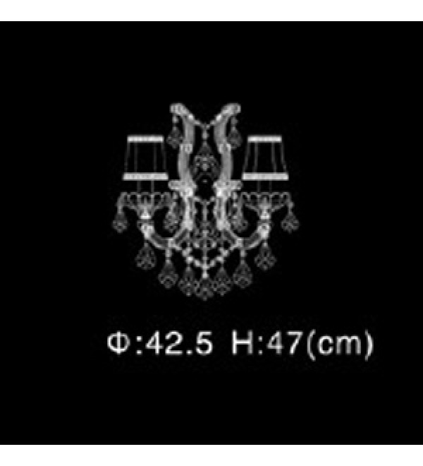 Бра Illuminati Meloni MB09006053-2A chrome/smoky