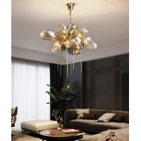 Люстра Delight Collection Britannica 8898P/AL gold/smoky