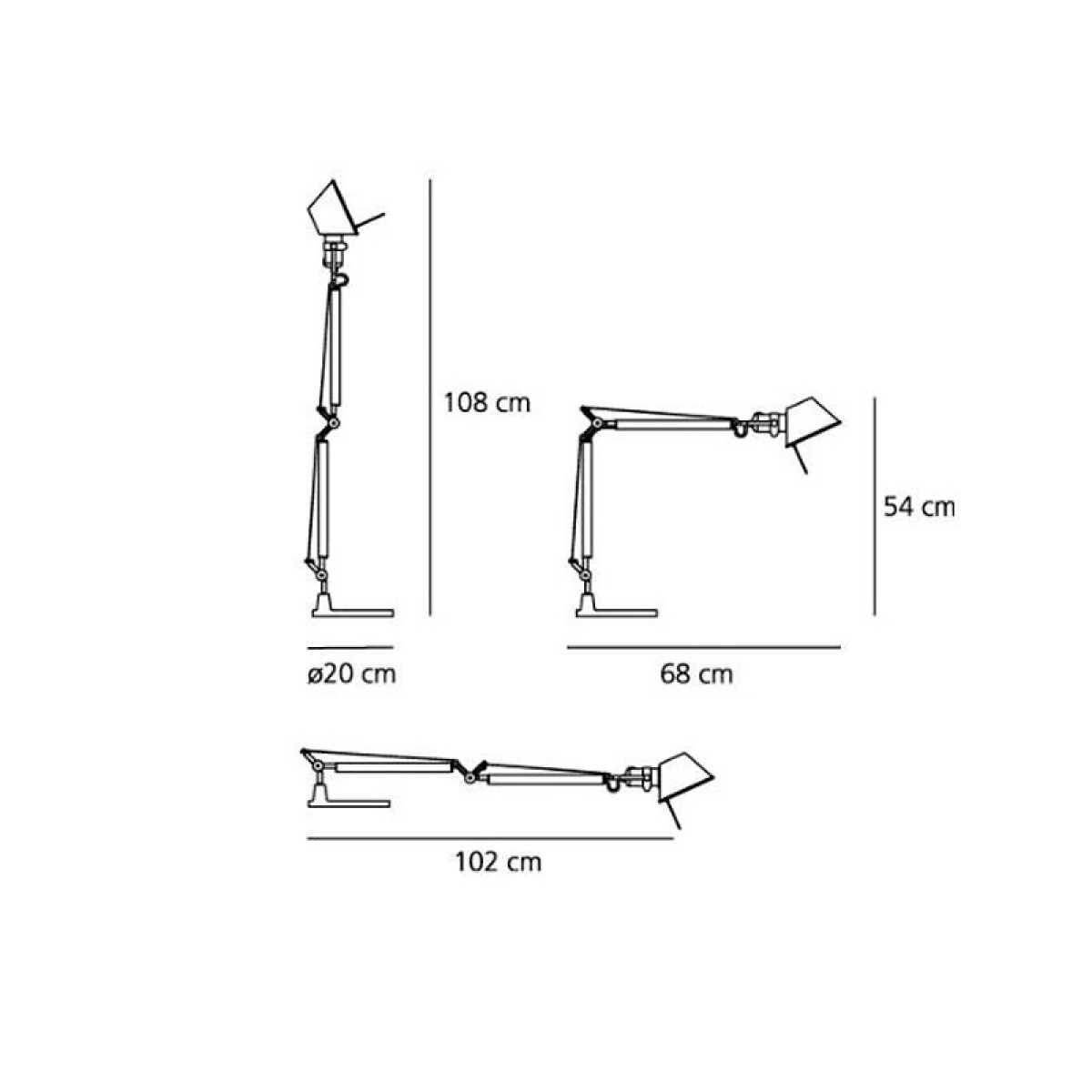 Настольная лампа Artemide Tolomeo Mini