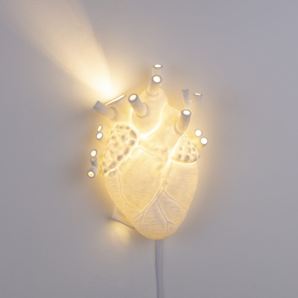 Настенный светильник Seletti Love in Bloom Heart Lamp