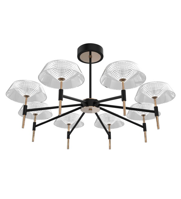 Люстра Delight Collection MD21001018-8A black/gold
