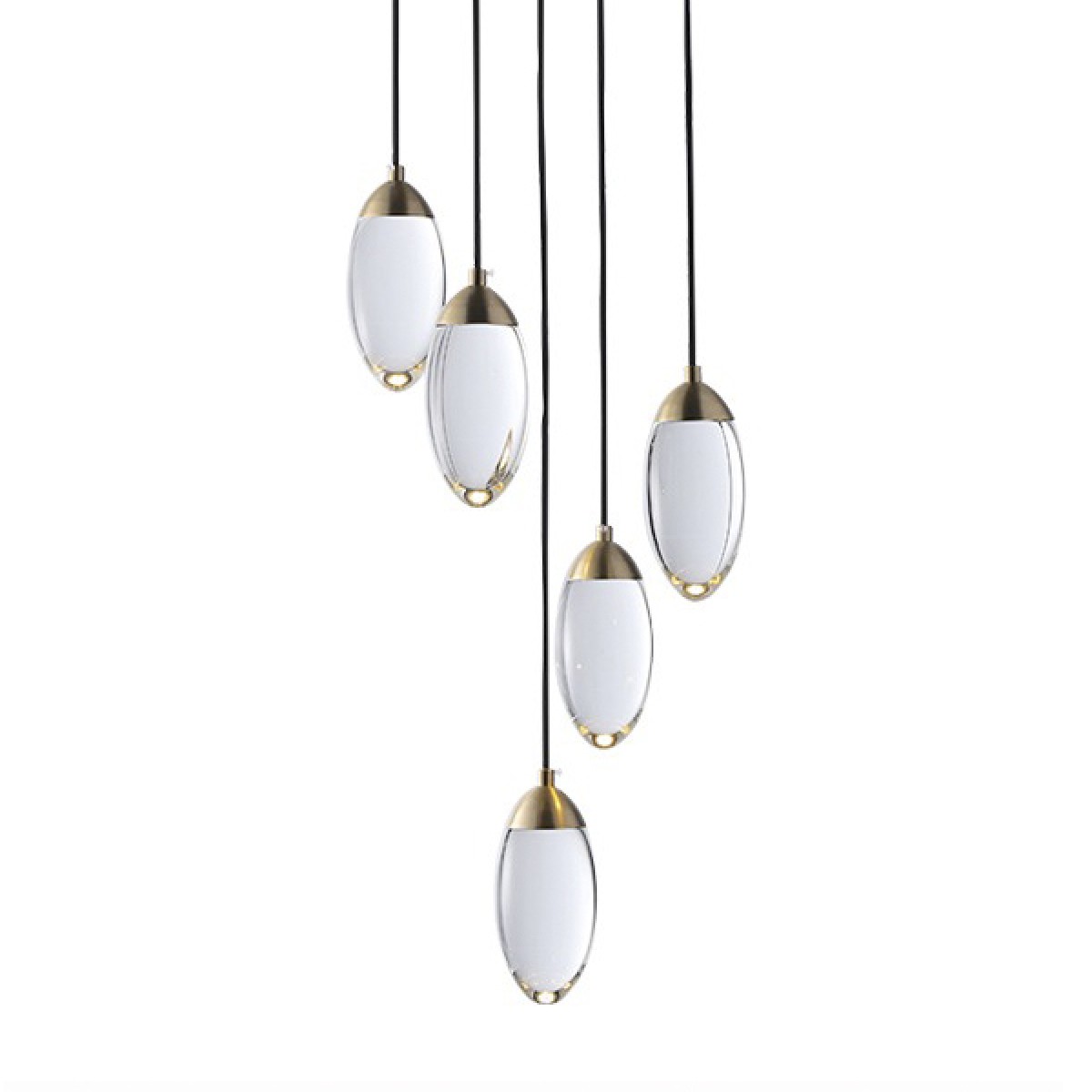 Подвесной светильник Delight Collection Celestial MT8848-5H brass