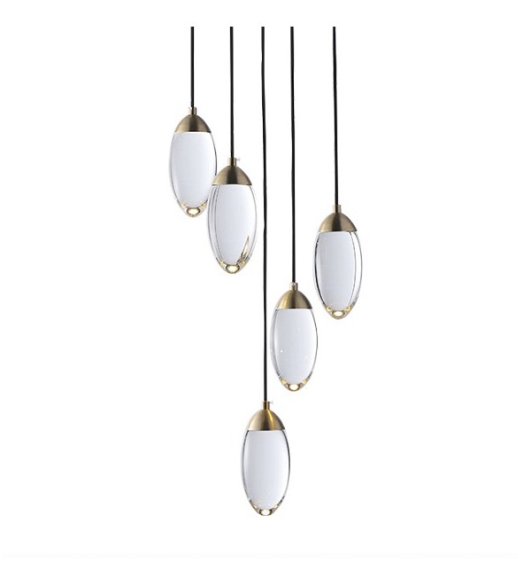 Подвесной светильник Delight Collection Celestial MT8848-5H brass