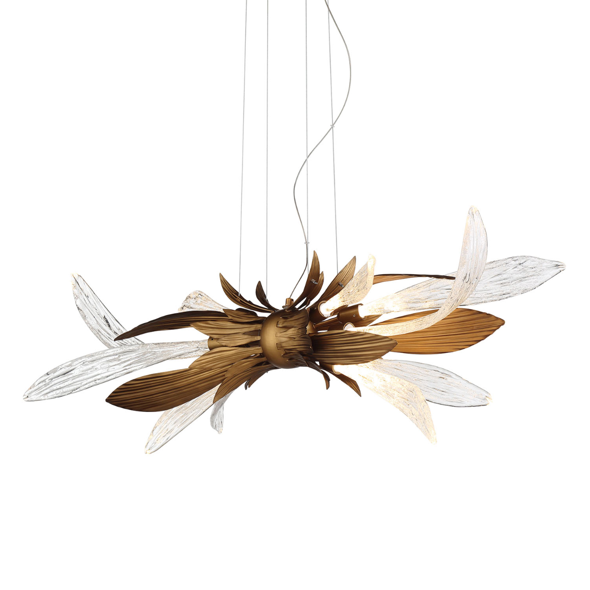 Люстра Delight Collection RP168416-11 bronze/clear