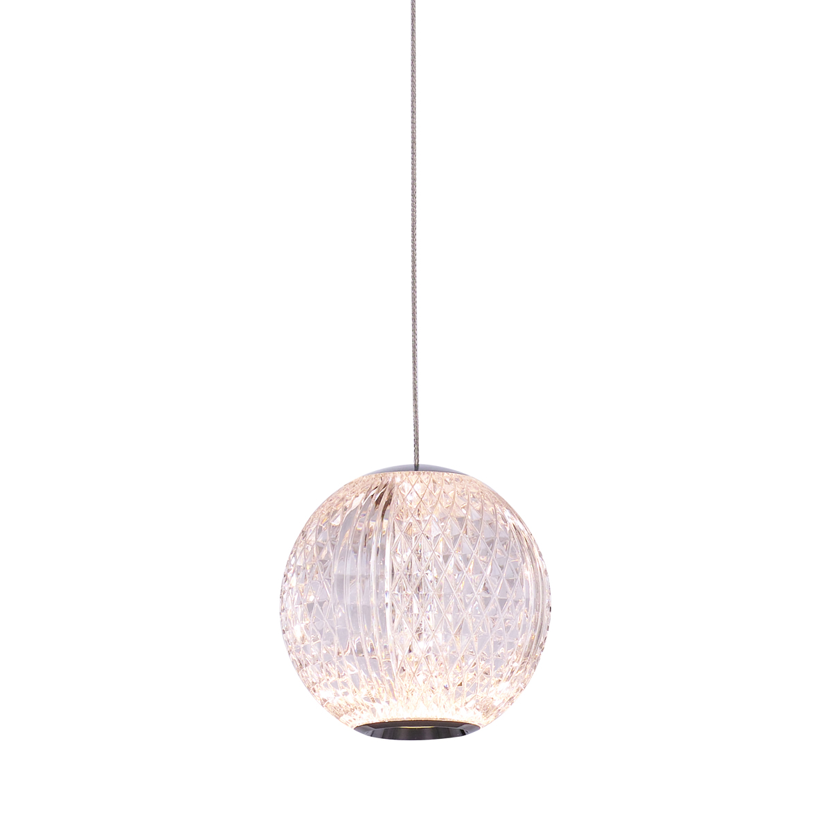 Подвесной светильник Delight Collection Elliot Diamante MD20001012-1A chrome