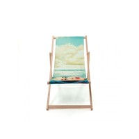 Шезлонг Seletti Toiletpaper Deckchair Girl in the Sea