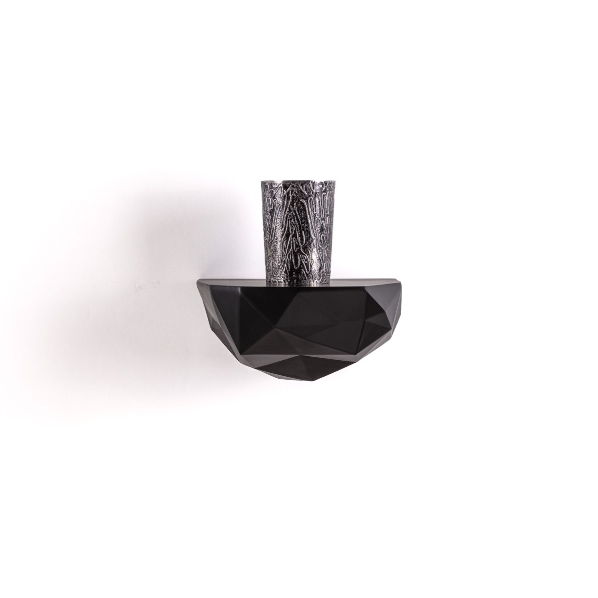 Полка Seletti Space Rock Small (черный)