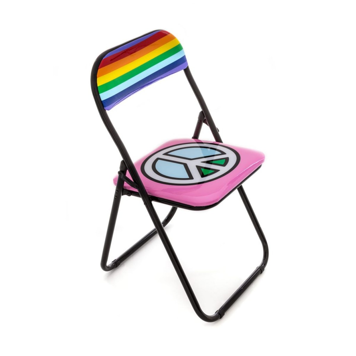 Складной стул Seletti Blow Folding Chair Peace