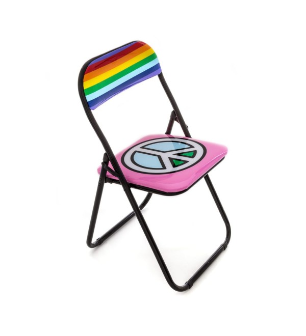 Складной стул Seletti Blow Folding Chair Peace
