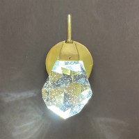 Настенный светильник Delight Collection Crystal rock gold