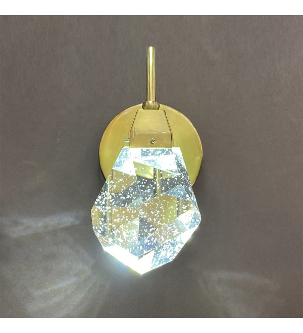 Настенный светильник Delight Collection Crystal rock gold