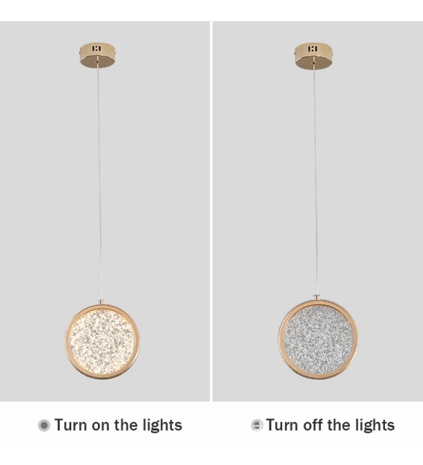 Подвесной светильник Delight Collection OMD821600 OMG0728S gold
