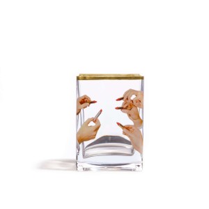Ваза Seletti Toiletpaper Glass Vase Lipsticks Small