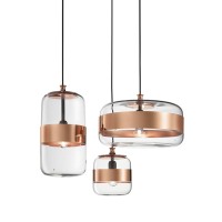 Подвесной светильник Vistosi FUTURA SP M clear/copper
