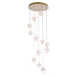Подвесной светильник Delight Collection Elliot Diamante MD20001012-12A gold