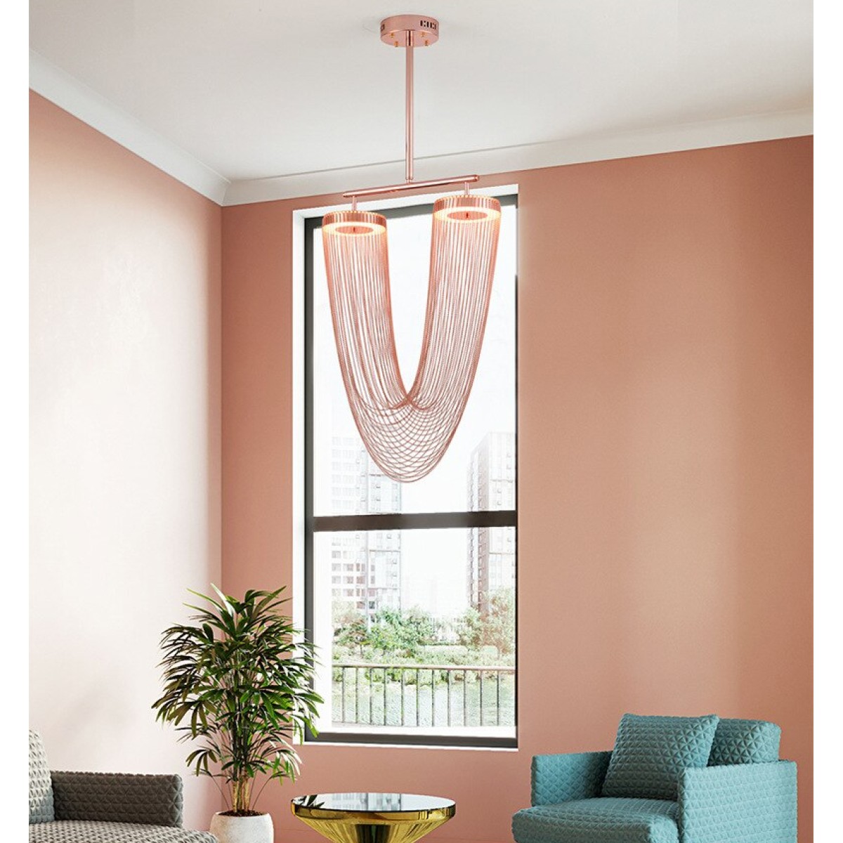 Люстра Delight Collection Otero copper