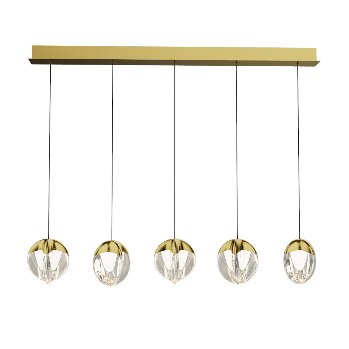 Подвесной светильник Delight Collection MD24001033-5B gold/clear