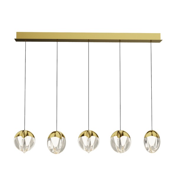 Подвесной светильник Delight Collection MD24001033-5B gold/clear