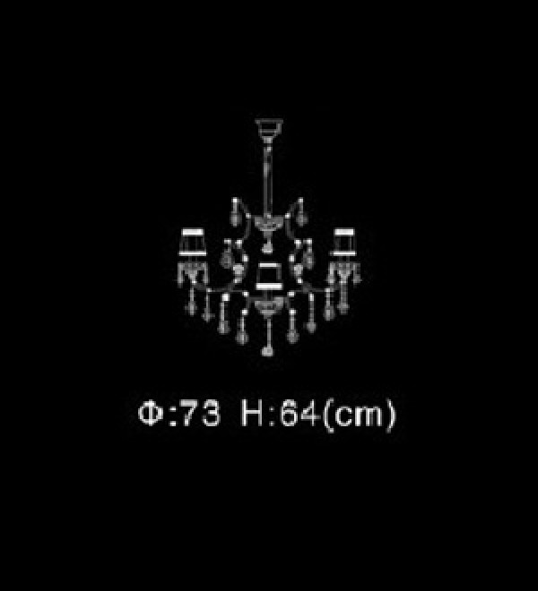Люстра Illuminati Hugo MD09053-9B