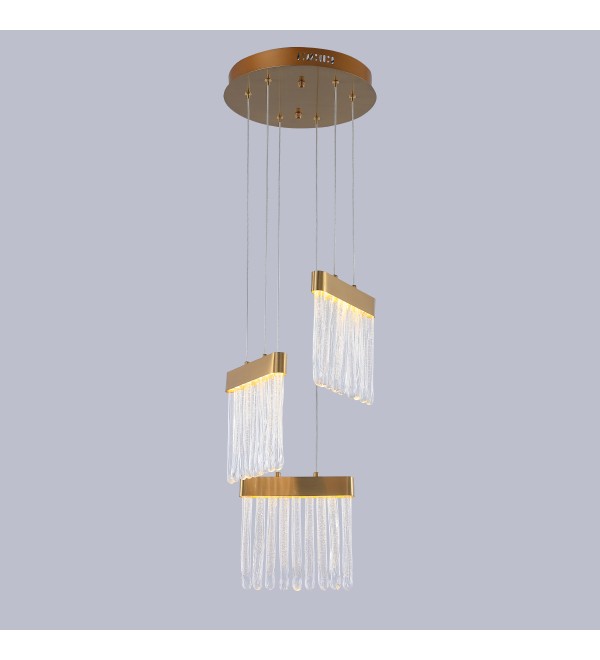 Подвесной светильник Delight Collection P98057-3 antique brass