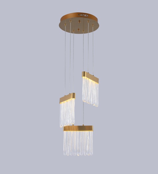 Подвесной светильник Delight Collection P98057-3 antique brass