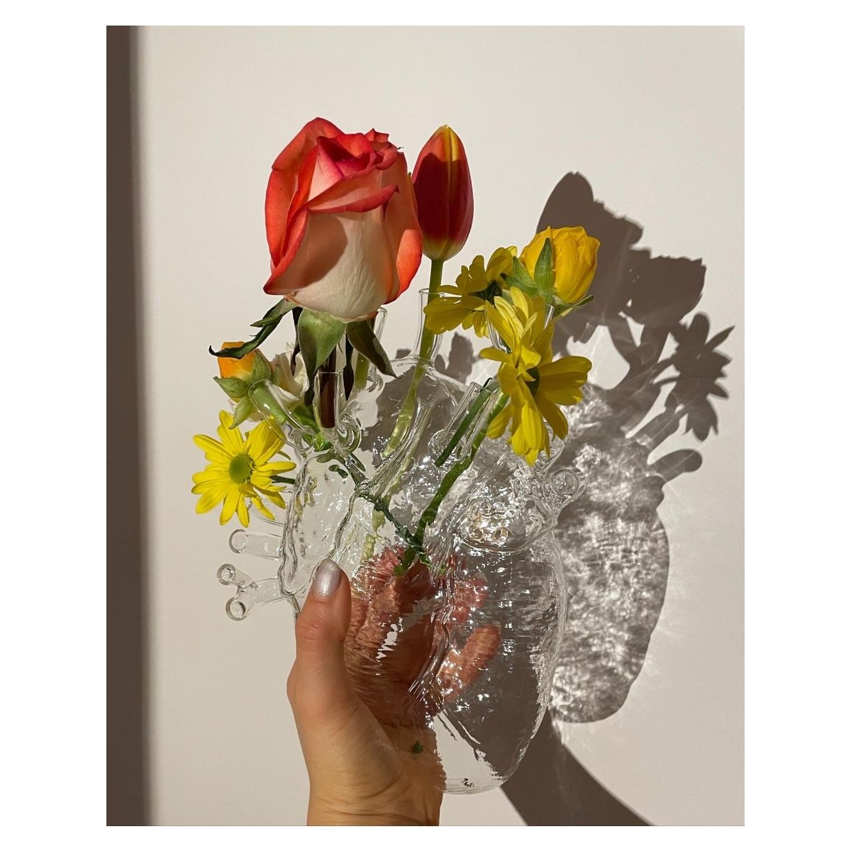 Ваза Seletti Love in Bloom Glass