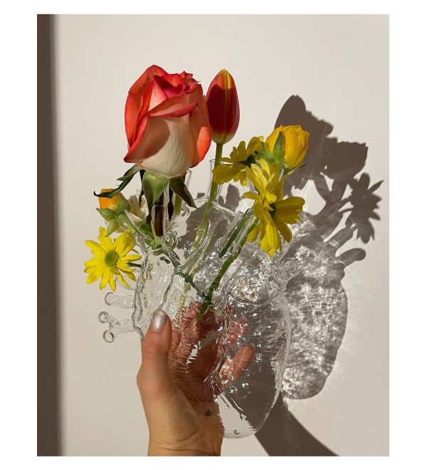 Ваза Seletti Love in Bloom Glass
