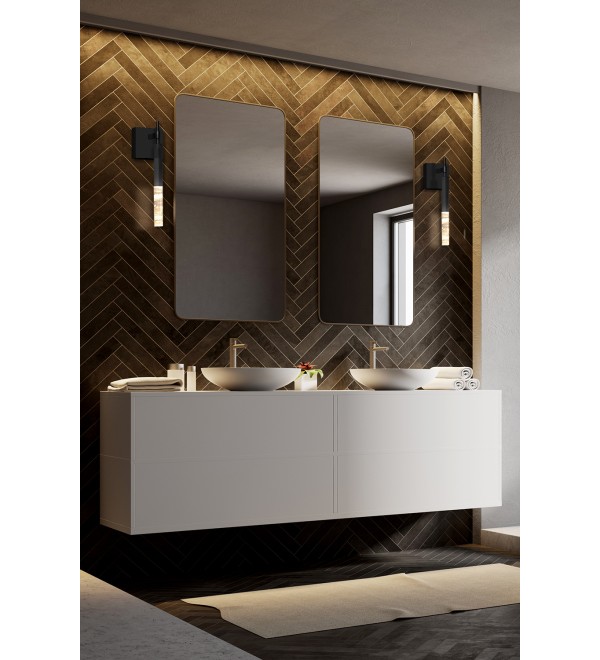 Настенный светильник Delight Collection Vita 1A matt black