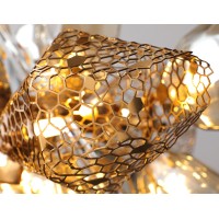 Люстра Delight Collection Britannica 8898P/AS gold/smoky