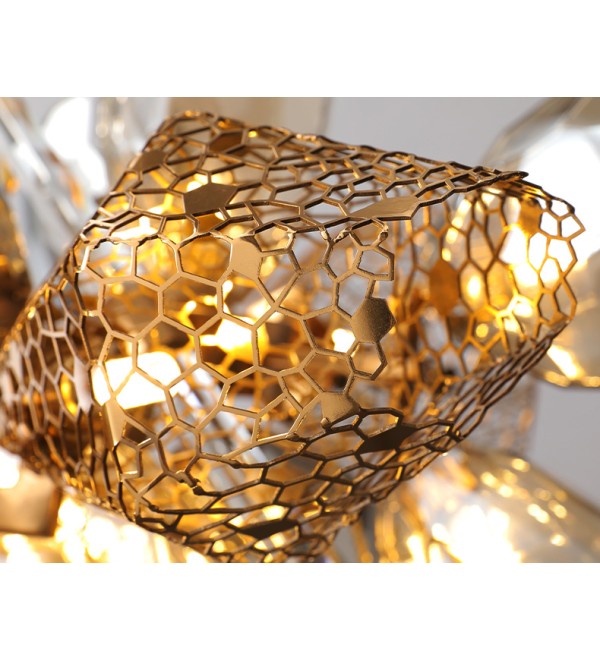 Люстра Delight Collection Britannica 8898P/AS gold/smoky