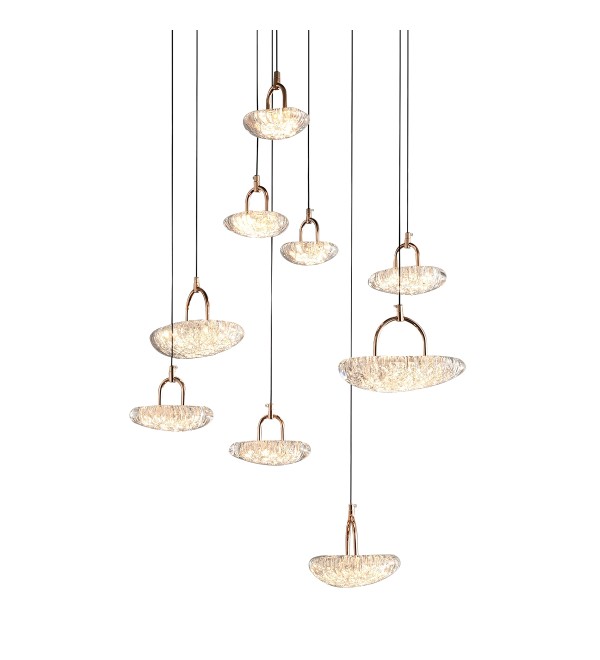 Подвесной светильник Delight Collection MT9125-9H french gold